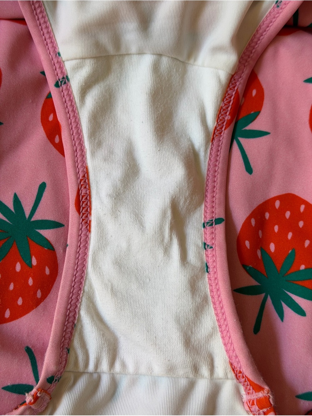 4/$25 Hanna Anderson One-Piece Strawberry Swimsuit Size 10 - Picture 8 of 16